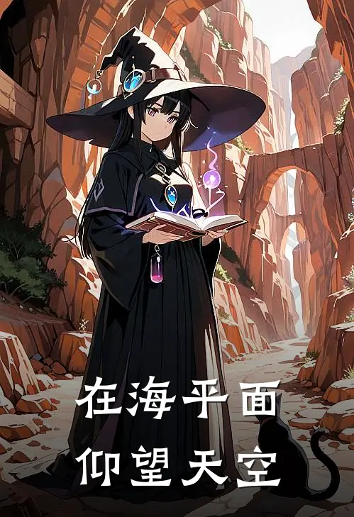 在海平面仰望天空